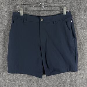 Lululemon Commission Shorts Mens 30x6 Navy Blue Stretch Golf Chino LM7BMHS